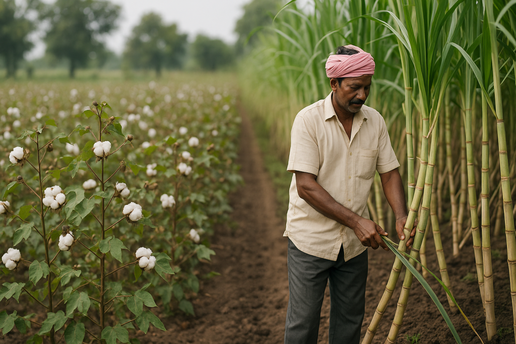 Understanding Cash Crops in India Focus on Cotton and Sugarcane Farming ...